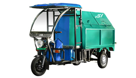 JSA Garbage E-Cart | Manufacturer of Electric Three Wheeler Load Carrier in Kanpur, India | JS Auto Pvt. Ltd.